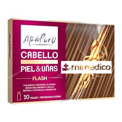 CABELLO PIEL Y UÑAS FLASH 10VIALES. TONGIL