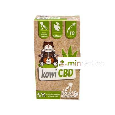 KOWI CBD 5% PERROS Y GATOS 10ML. KOWI NATURE veterinaria