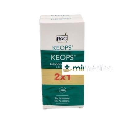 ROC KEOPS DEO STICK PIEL NORMAL PACK 2X40ML. ROC
