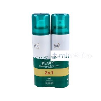 ROC KEOPS DEO SPRAY SECO PACK 2X150ML. ROC