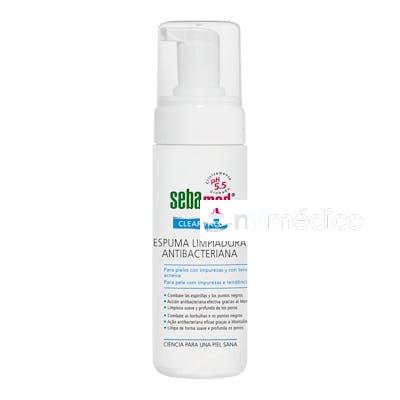 CLEAR FACE ESPUMA LIMPIADORA ANTIBACTERIANA 150ML. SEBAMED