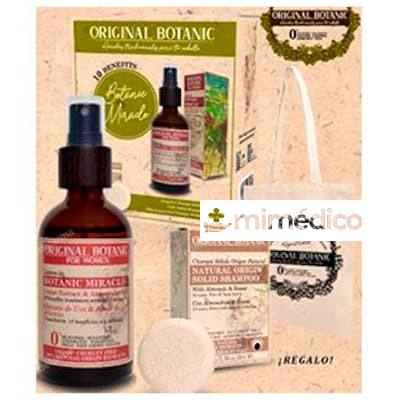 KIT BOTANIC MIRACLE LEAVE IN 150ML+CHAMPU 50GR+BAG ORIGINAL BOTANIC