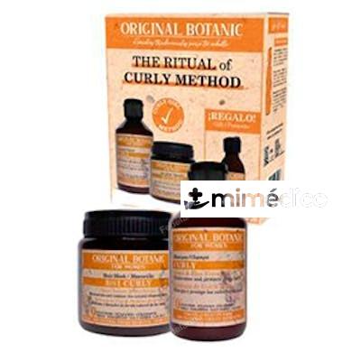 KIT CURLY METHOD CHAMPU+MASCARILLA+BALSAMO 150ML ORIGINAL BOTANIC