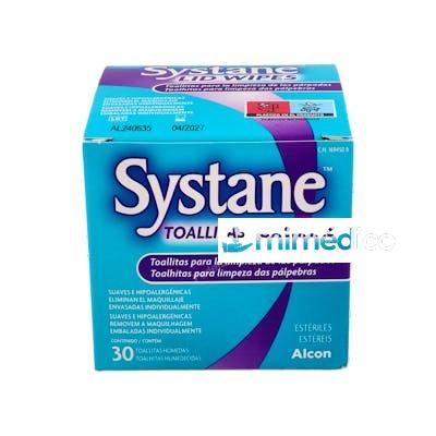 SYSTANE TOALLITAS ESTERILES LIMPIEZA PARPADOS 30UD ALCON HEALTHCARE