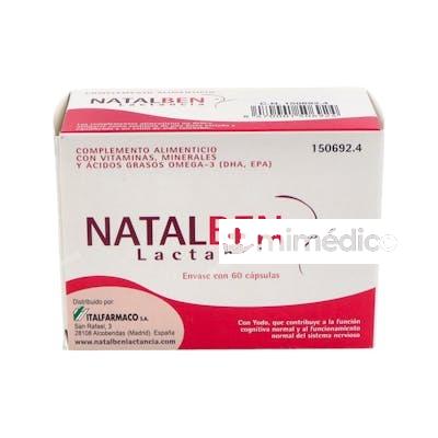 NATALBEN LACTANCIA 60 CAPSULAS ITALFARMACO