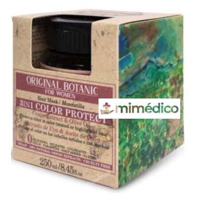 MASCARILLA COLOR PROTECT WOMEN 3 EN 1 TEÑIDO 250GR ORIGINAL BOTANIC