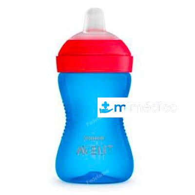 VASO BOQUILLA DURA AZUL 300ML +12MESES SCF802/01 AVENT