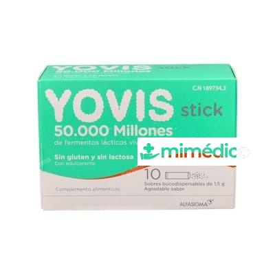 YOVIS STICK 10SBRS. BUCOSDISP. ALFASIGMA