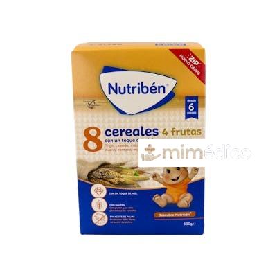 NUTRIBEN 8 CEREALES MIEL 4 FRUTAS 600GR. NUTRIBEN