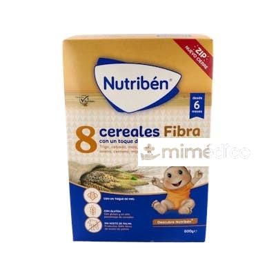 NUTRIBEN 8 CEREALES MIEL FIBRA 600GR. NUTRIBEN