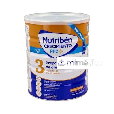 NUTRIBEN CRECIMIENTO LECHE 3 800GR. NUTRIBEN