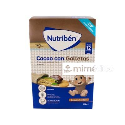 NUTRIBEN CACAO GALLETAS MARIA PAPILLA 500GR. NUTRIBEN