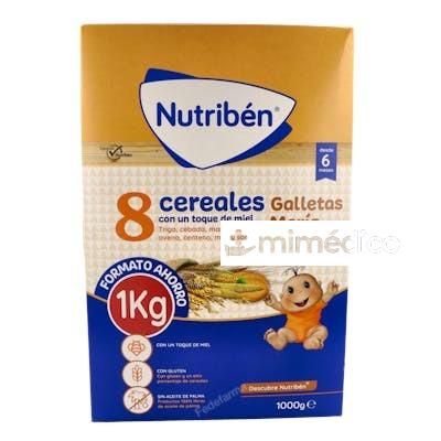 NUTRIBEN 8 CEREALES MIEL GALLETA MARIA 1000GR. NUTRIBEN