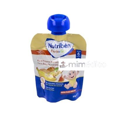 NUTRIBEN FRUTA &AMP; GO PERA-PLATA-NARA-GALLETA 90GR. NUTRIBEN