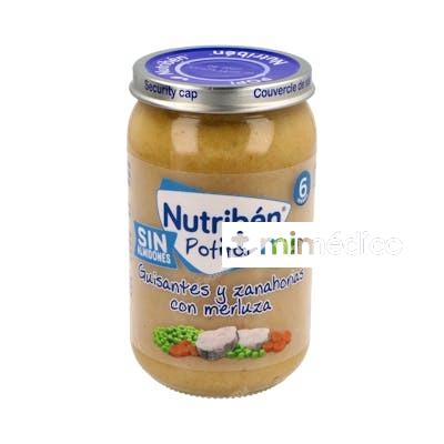 NUTRIBEN POTITO MERLUZA-GUISANTES-ZANAHORIA 235GR. NUTRIBEN