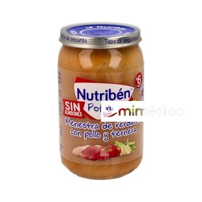 NUTRIBEN POTITO GUISO POLLO TERNERA JUDIAS 235GR. NUTRIBEN