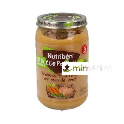 NUTRIBEN ECO POTITO POLLO CORRAL VERDURAS 235G +6M NUTRIBEN