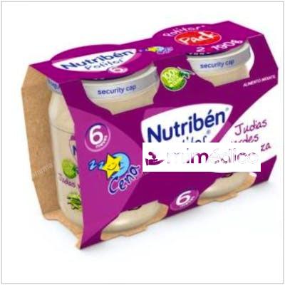 NUTRIBEN POTITO CENA JUDIA VERDE MERLUZA 2X190GR. NUTRIBEN