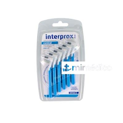 CEPILLO INTERDENTAL INTERPROX PLUS CONICO 6UD. DENTAID