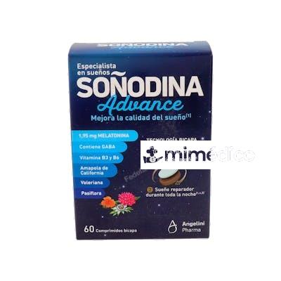 SOÑODINA MELATONINA BICAPA 60COMP ANGELINI