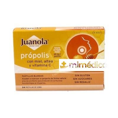 JUANOLA PASTILLAS PROPOLIS ALTEA NARANJA 24UD.