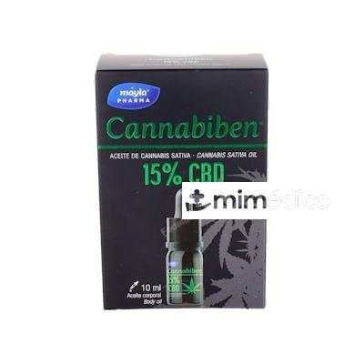 CANNABIBEN 15% CBD ACEITE CORPORAL 10ML. MAYLA