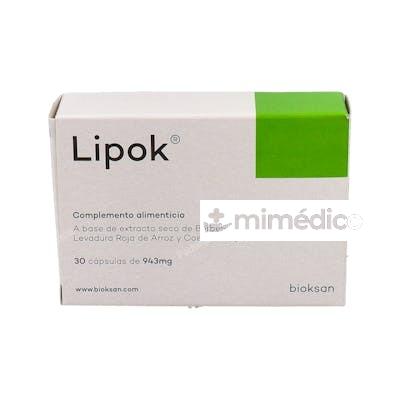BIOKSAN LIPOK 943MG. 30CAP.