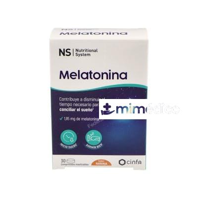 NS MELATONINA 1,95 MG 30COMP MASTICABLES NARANJA NS