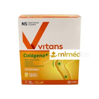 NS VITANS COLAGENO+ LIMON 30 SOBRES NS