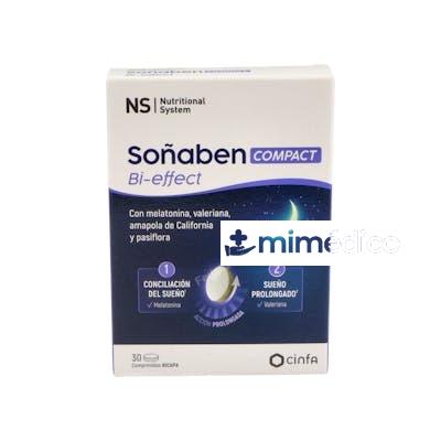 NS SOÑABEN BI-EFFECT MELATONINA 1,85MG 30 COMP NS
