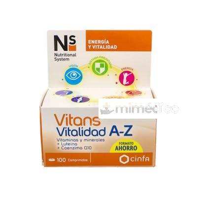 NS VITANS VITALIDAD A-Z 100 COMP NS