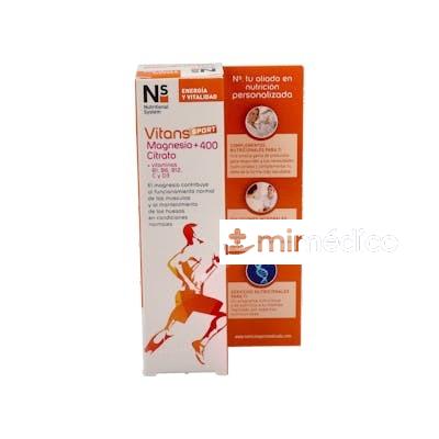 NS VITANS SPORT MAGNESIO +400 CITRATO  10 COMP NS