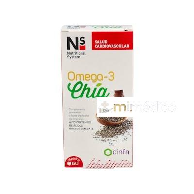 NS OMEGA 3 CHIA 60 CAPS NS