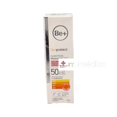 BE+  MINERAL FACIAL P/INTOL SPF 50+ FLUIDO 50ML BE+