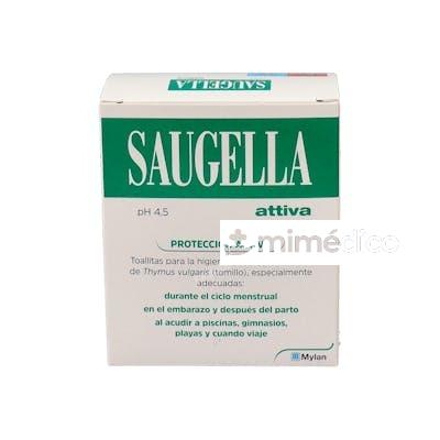 SAUGELLA ATTIVA TOALLITAS 10 UDS.