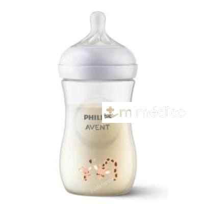 BIBERON NATURAL RESPONSE JIRAFA 260ML. AVENT