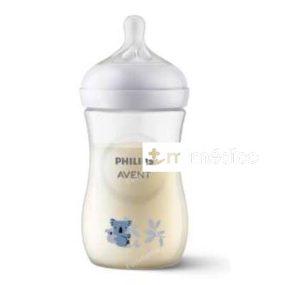BIBERON NATURAL RESPONSE KOALA 260ML. AVENT