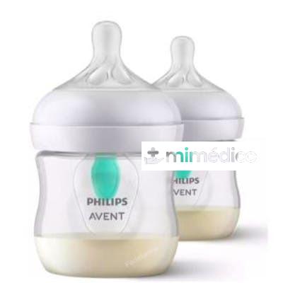 BIBERON NATURAL RESPONSE AIRFREE 125ML DOBLE PACK AVENT