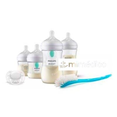 2 BIBERONES 125ML+2 BIBERONES 260ML+CEPILLO+CHUPET AVENT