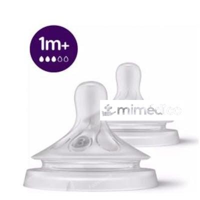 2 TETINAS NATURAL RESPONSE T3 1M+ SCY963/02 AVENT