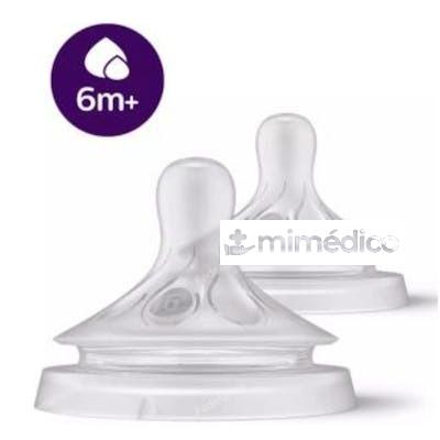 2 TETINAS NATURAL RESPONSE 6M+ SCY966/02 AVENT