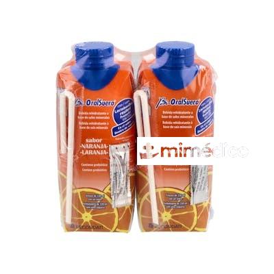 BIORALSUERO NARANJA 2X330ML. CASEN
