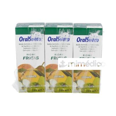 ORALSUERO FRUTAS 3X200ML. CASEN