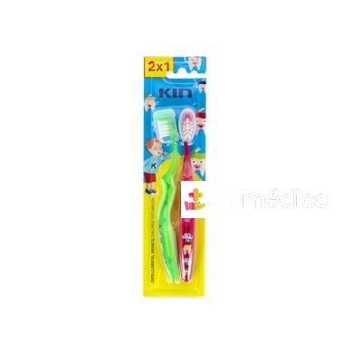 CEPILLO DENTAL KIN INFANTIL + 3 AÑOS 2 X 1 KIN