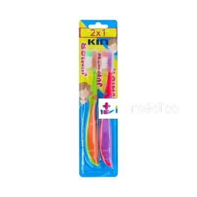 CEPILLO DENTAL KIN JUNIOR 6-12 AÑOS CAPUCHON 2 X 1 KIN