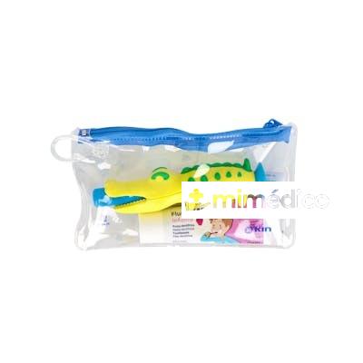 CEPILLO DENTAL KIN INFAN COCODRILO VIAJE PASTA 25G KIN
