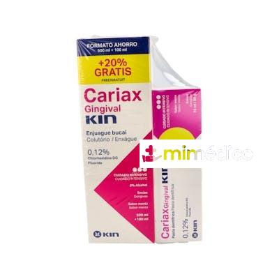 CARIAX GINGIVAL ENCIAS PACK COLU 500ML 100ML PASTA KIN