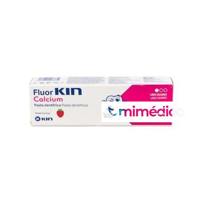 FLUOR KIN CALCIO PASTA INFANTI FRESA 2-6 A 75 ML KIN