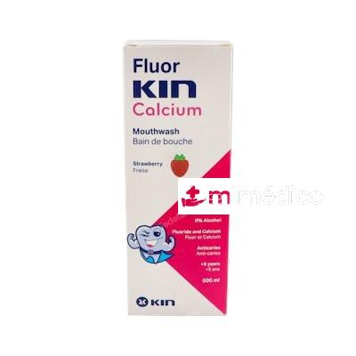 FLUOR KIN CALCIO ENJUAGUE BUCAL 500 ML 224 PPM KIN