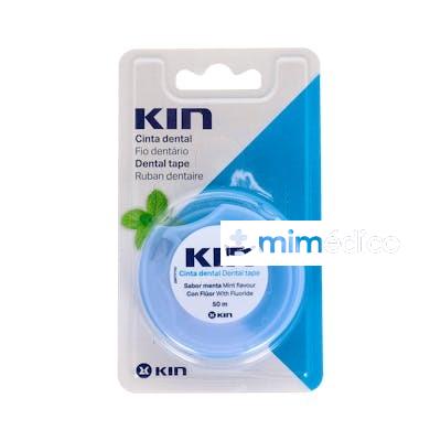 CINTA DENTAL KIN MENTOL FLUOR 50 M KIN